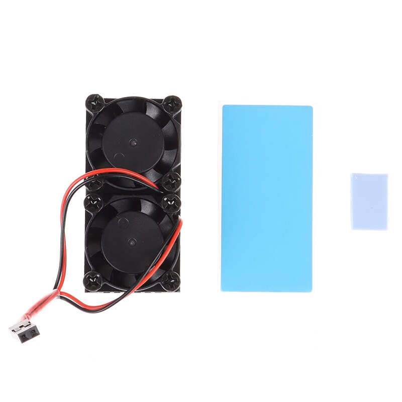 Dual Fan CPU PCB Cooling Fan Cooler Heat Sink Module for Raspberry pi 4