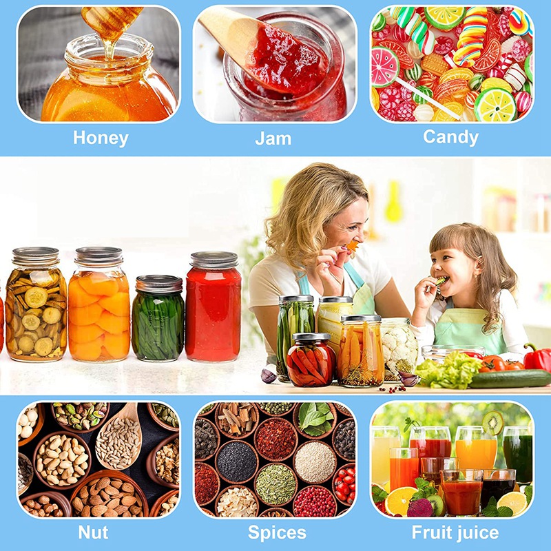 130Pcs Mason Jar Canning Lids, Reusable Leak Proof Split-Type Seal Lids With Silicone Seals Rings.(70Mm)