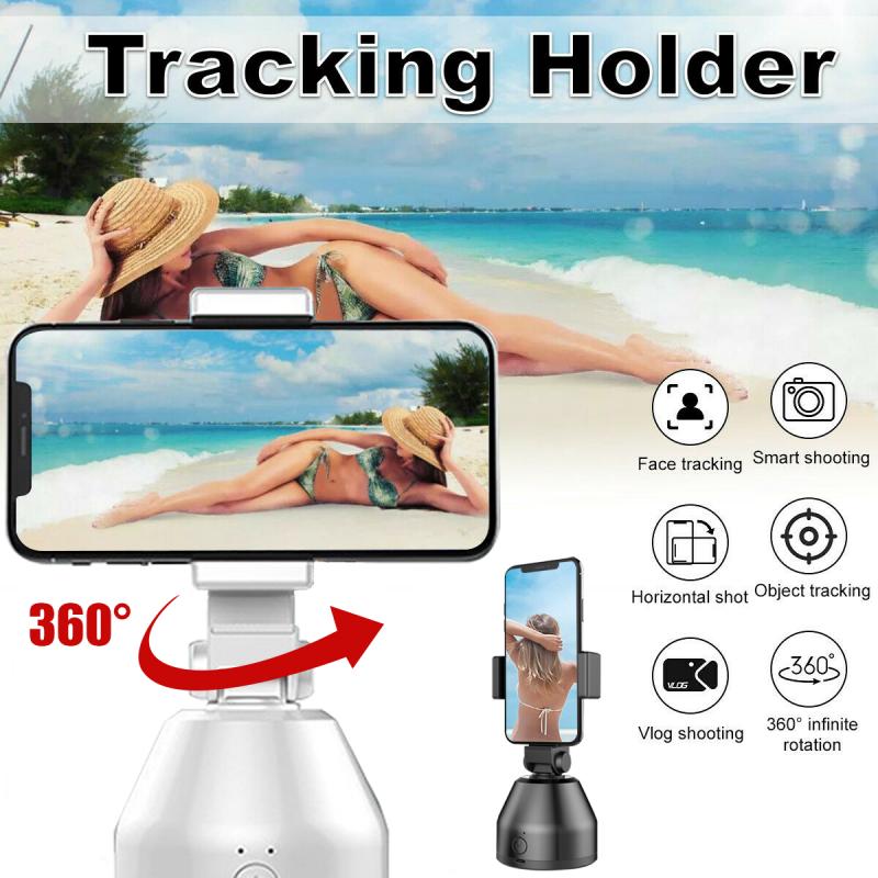 Smart Selfie Stick 360° Face Tracking Holder - AI Gimbal Personal Robot Cameraman - Bluetooth