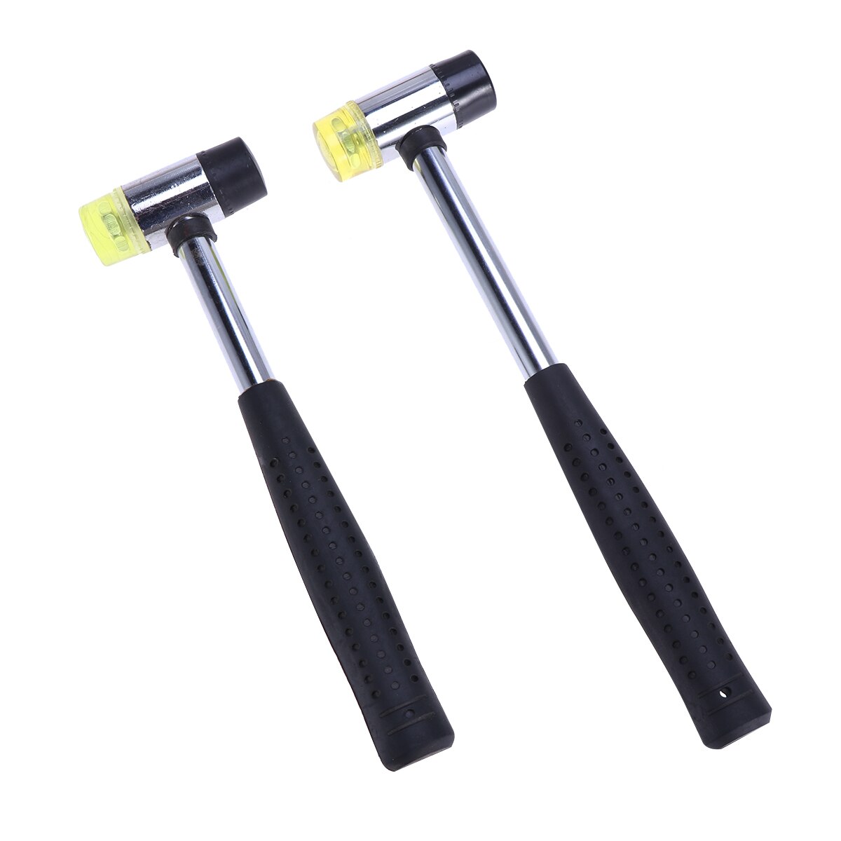 2pcs 25mm Installable Multifunctional Two Way Floor Rubber Steel Handle Hammers Tool Installation Hammer Tool