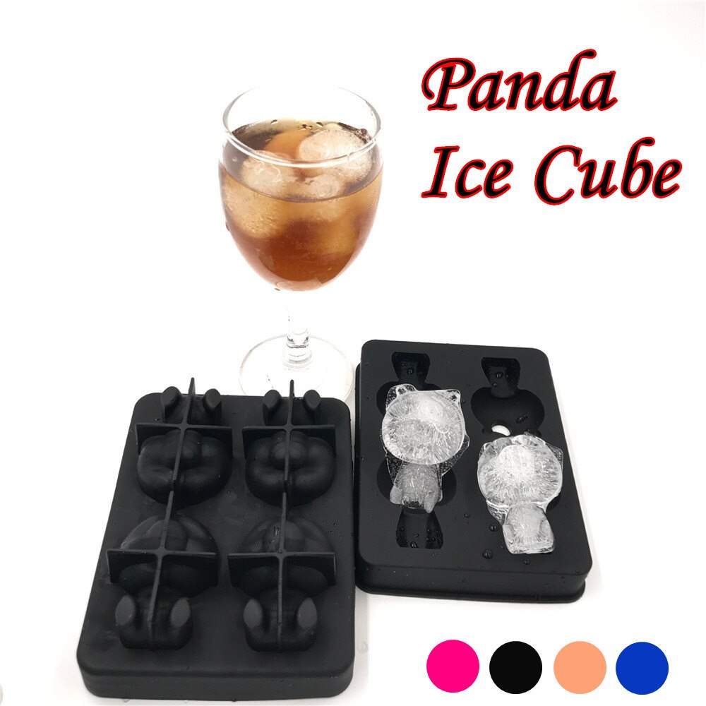 Kostki lodu formy panda kształt lodu pled zamrozić lód, budyń galaretki producenta formy kostki lodu jedzenie stopień silikonowe W712