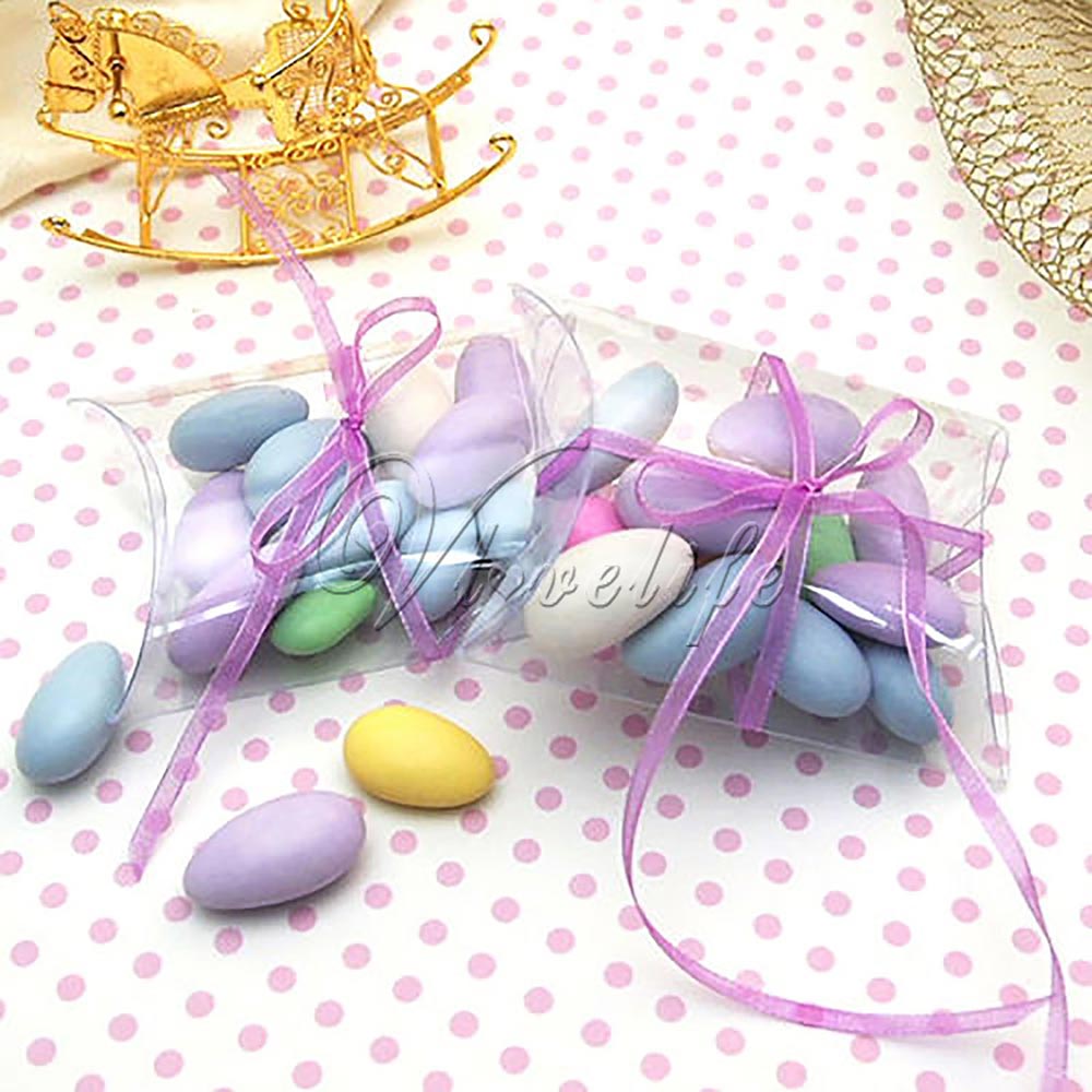 Kussen Wedding Party Favor Papier Box Dozen Snoep Supply Accessoires Gunst Kraftpapier Geschenkdozen 100Pcs