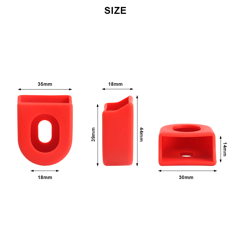 2 pçs protetores de pedaleira de bicicleta silicone mountain road bicicleta manivela braço protetor tampas resistente ao desgaste acessórios de ciclismo