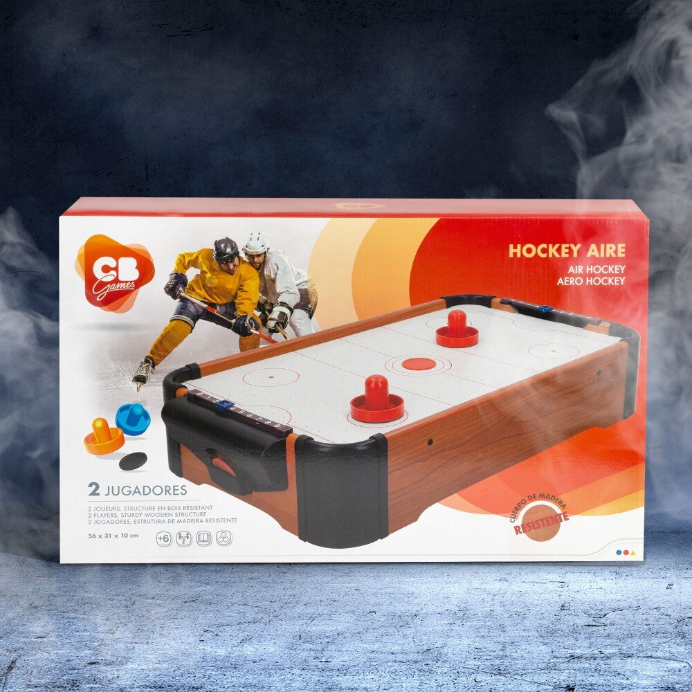 Juego de mesa Hockey Aire sobremesa madera 56x31x10 cm CB Games