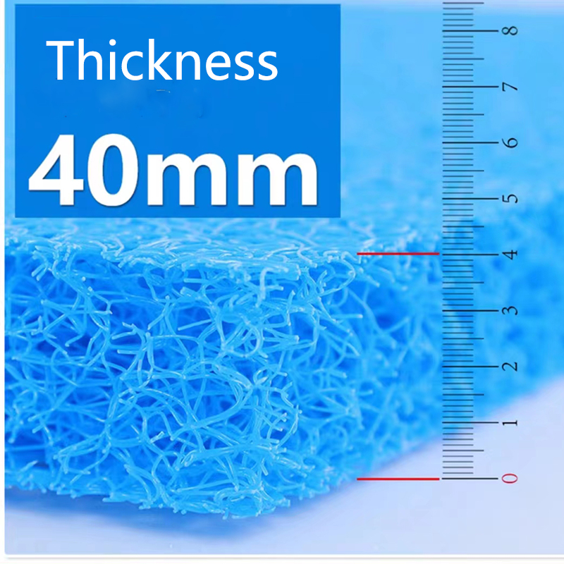 Aquariumfilter Super Dik Biochemisch Filter Plastic Mesh Rotan Spons Voor Aquarium Aquarium Bio Katoen Schuim Skimmer 4Cm