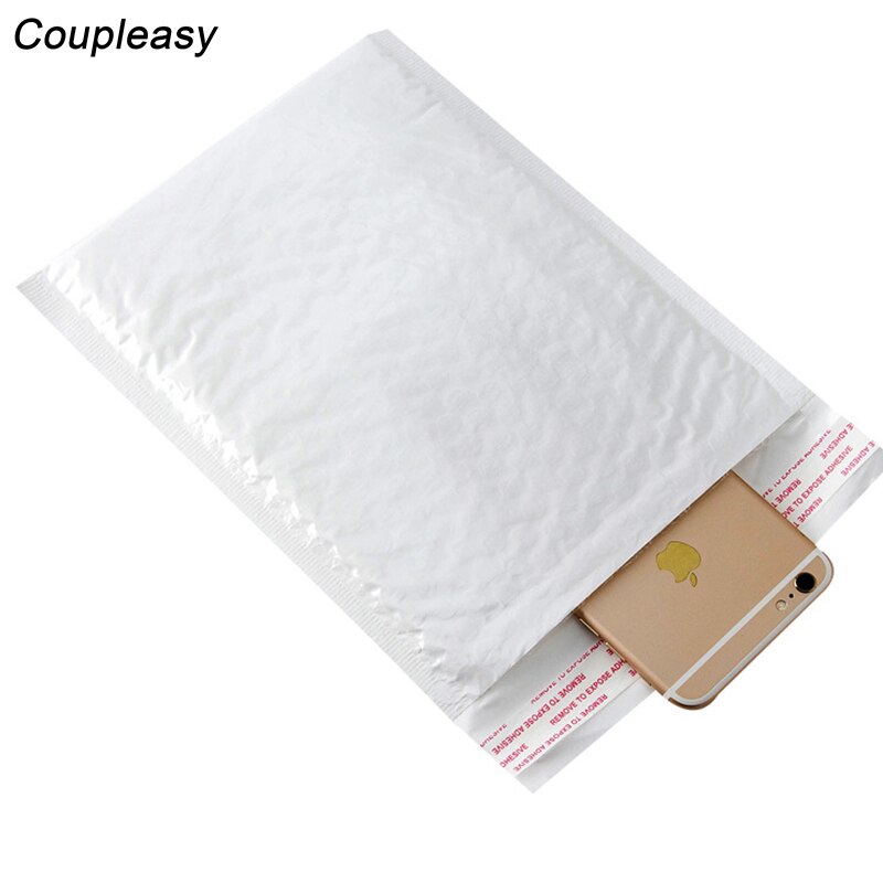 5Pcs/Lot White Pearl Bubble Mailer Self Seal Foam Padded Envelopes Waterproof Envelopes with Bubble 5 Sizes