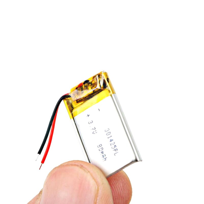 3,7 V 80mAh 301425 Lithium-Polymer Li-Po li ionen Akku Für spielzeug Bluetooth kopfhörer lautsprecher MP3 MP4 GPS Lipo zelle