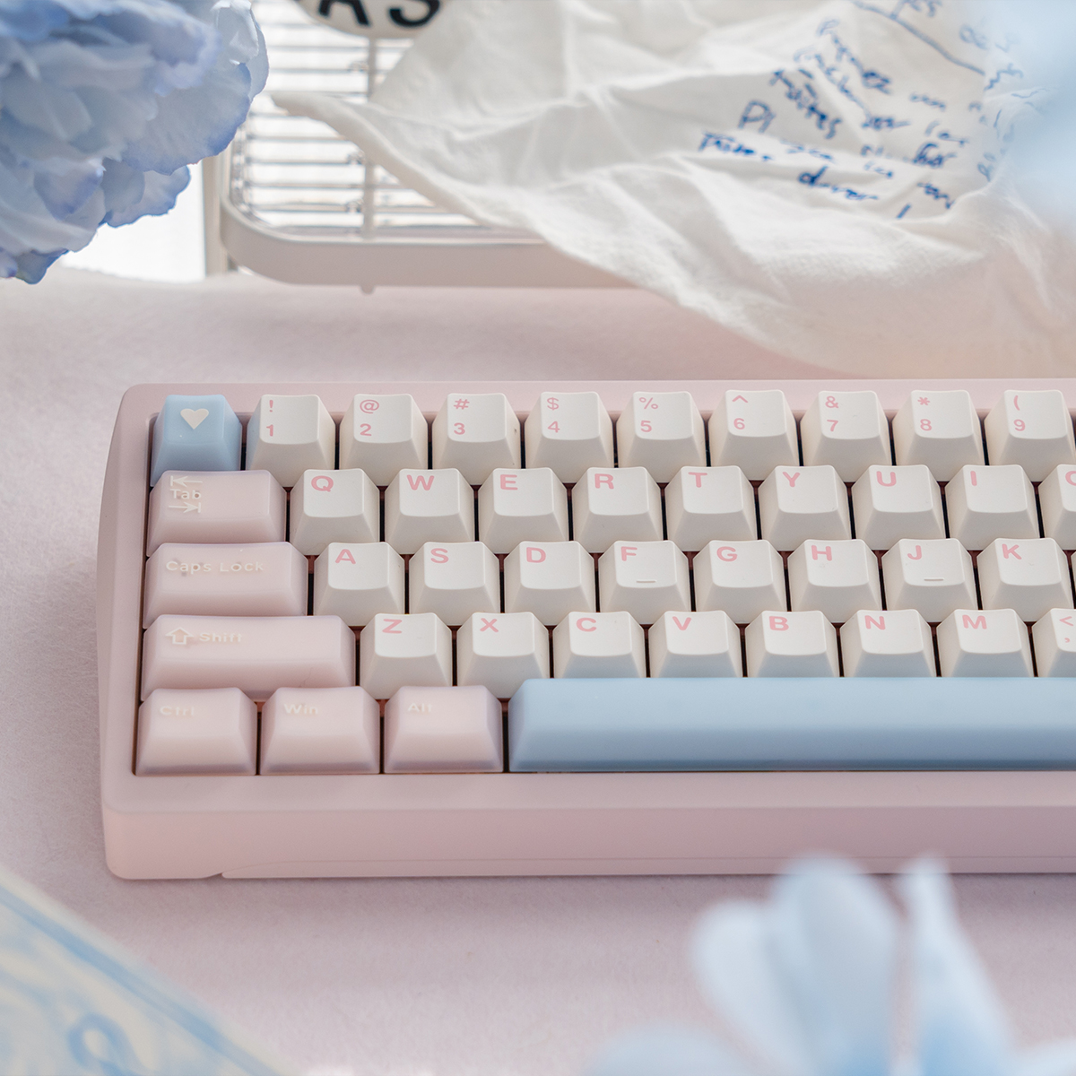 164 taster gennemsigtige taster pbt+pc dobbelt skudt taster cherry profil til cherry mx switche mekanisk tastatur 64/87/96