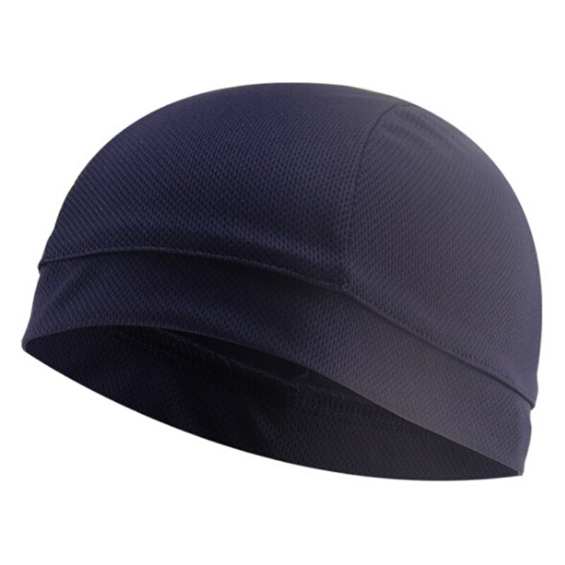 Quick Dry Helmet Cycling Cap Anti-UV Anti-Sweat Sports Hat Motorcycle Bike Riding Cycling Hat Unisex Inner Cap ZJ: D