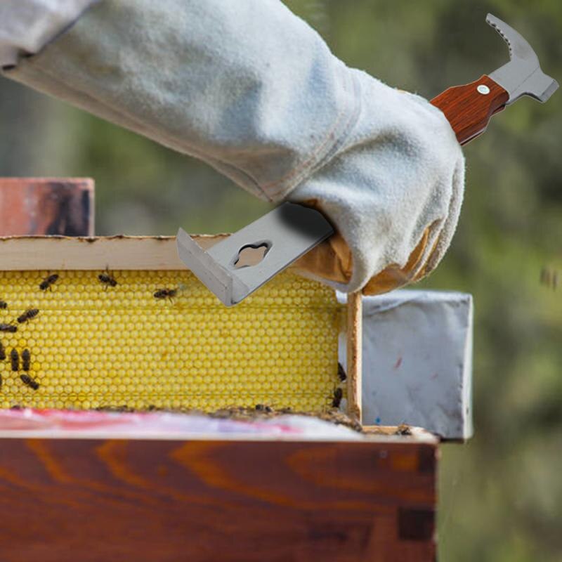 Bee Hive Tool bee Scraper Multifunction Bee Tools Stainless Steel Hive Scraper For Beekeeper Take Honey