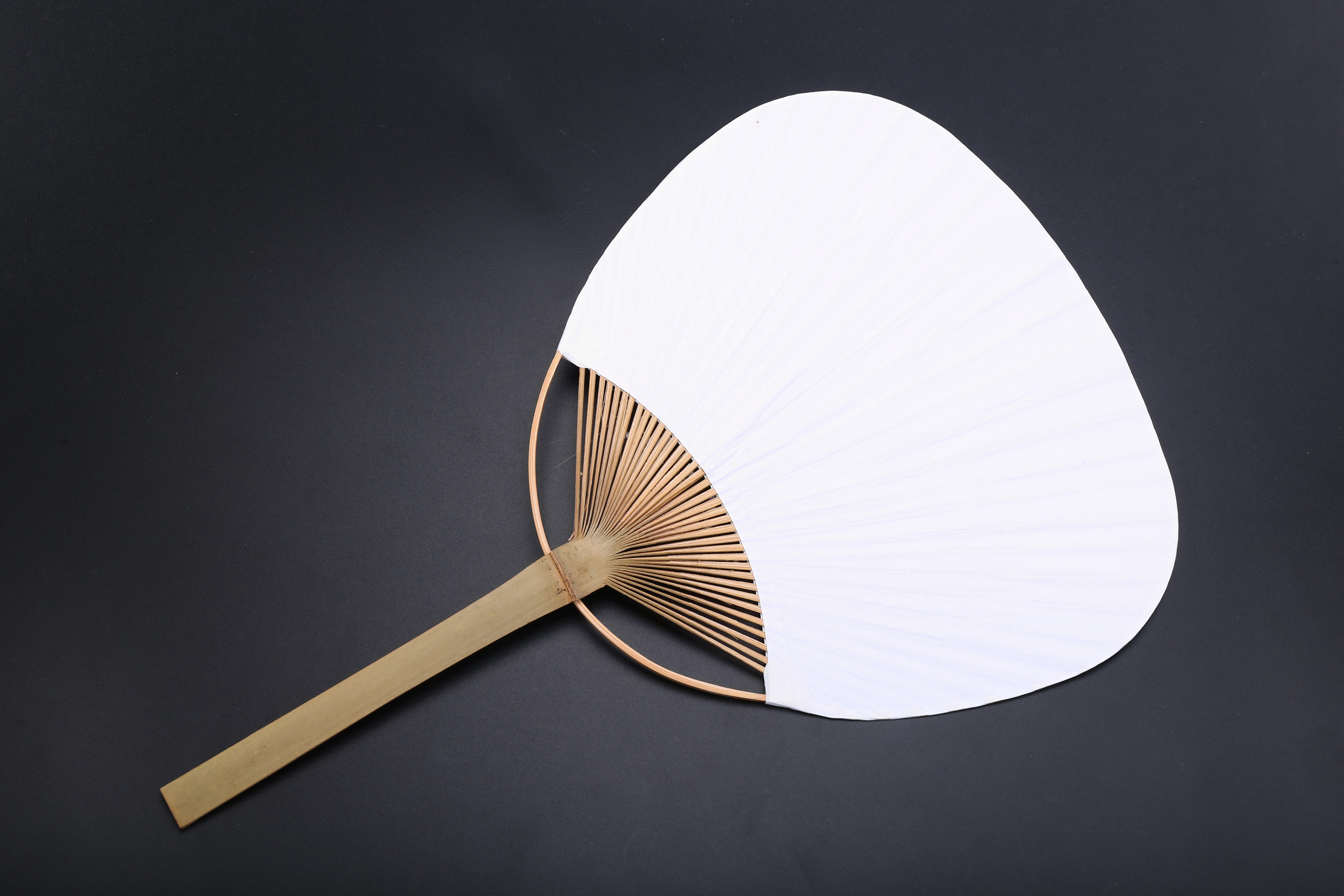 30 pcs/lot wedding White Paddle Fan for wedding decoration