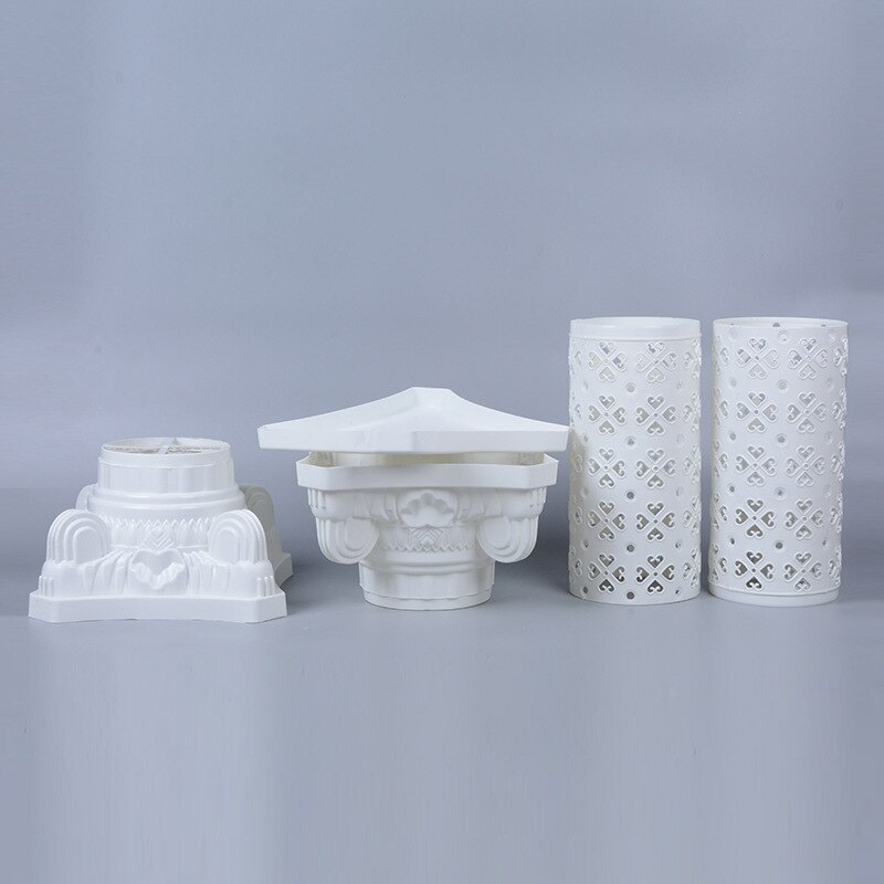 Columnas romanas decorativas para boda, pilares de plástico blanco, maceta de flores, soporte de plomo para carretera, , evento, 2 uds.
