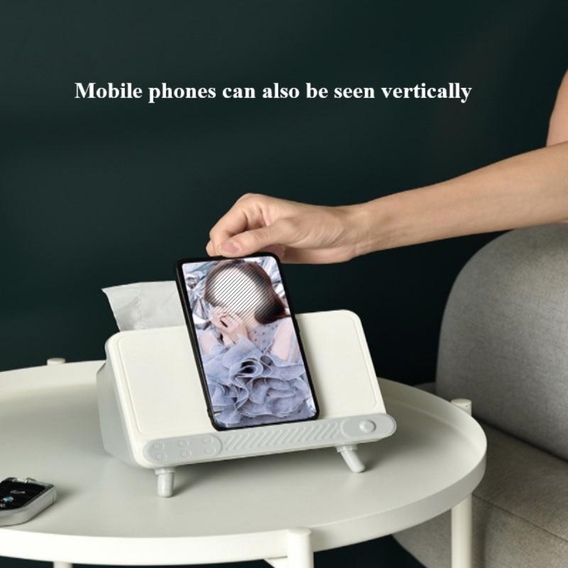 1PC Tissue Box Retro Desktop TV Shaped Tissue Box Mobile Phoneb Ipad Tablet PC Movie Rack Paper Pumping Storage Home Accessories