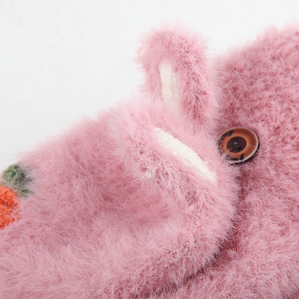 freundlicher handschuhe Winter freundlicher Handschuh Plüsch Umgedreht Halb Finger Ich bin Freien Warme Handschuhe handschoenen kinderen Baby Winter handschuhe