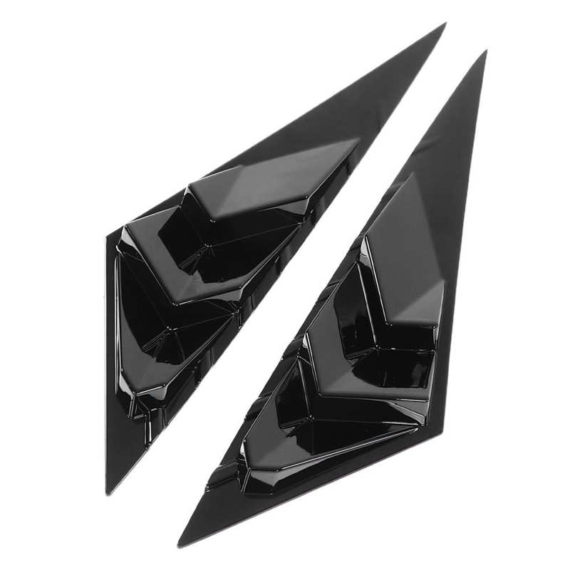 Odpowietrznik rolety boczne wysokiej klasy/zestaw chroniąca przed zarysowaniami boczna szyba żaluzja pokrywa sportowy styl wodoodporny robić samochodu