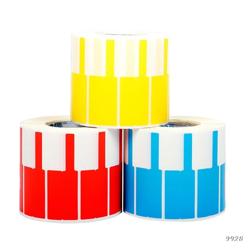 500Pcs Cable Sticker 3.30x1.02in Oil-proof Tear-resistant PC Network Wire Cord Cable Tie Label Sticker Marking Marker