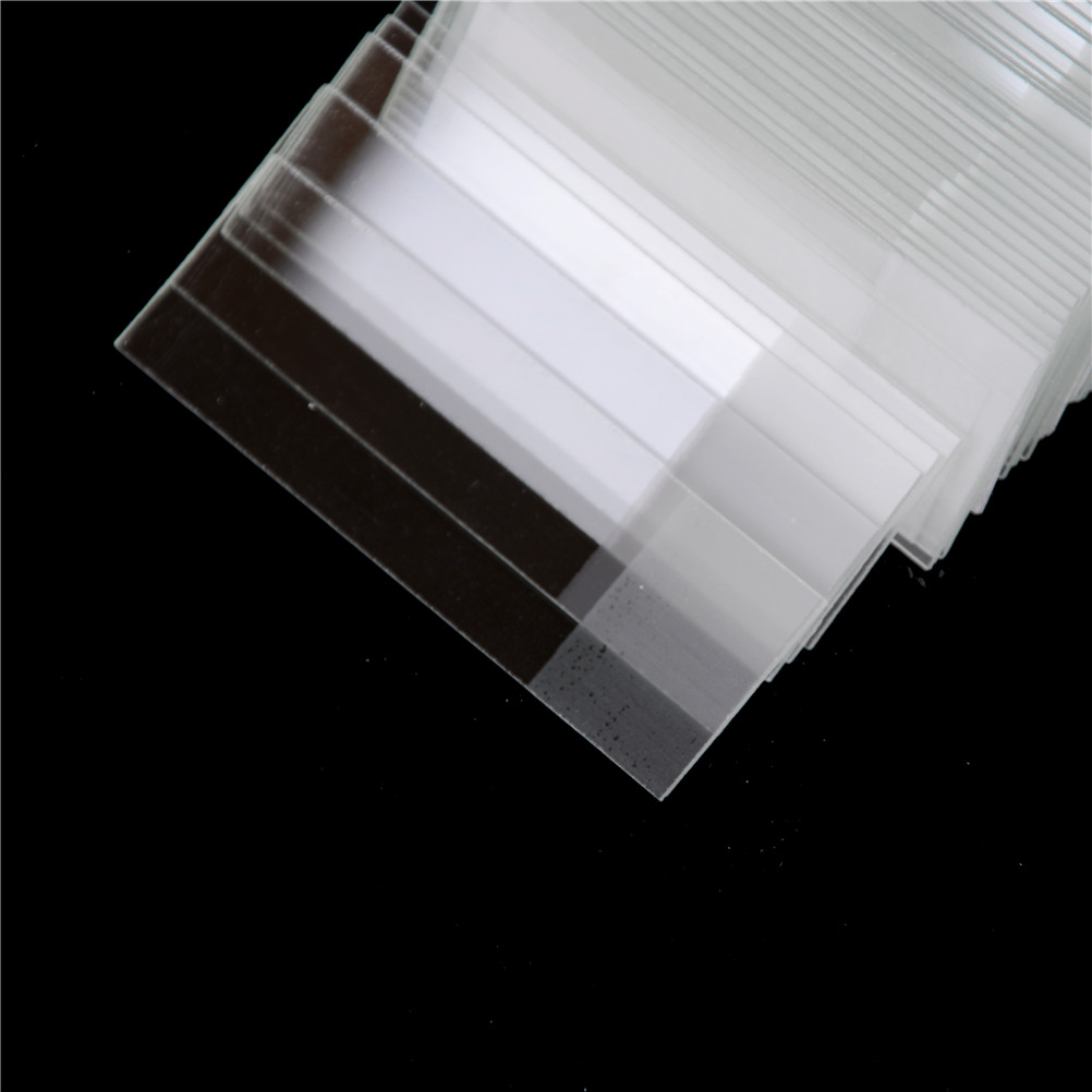 Biological 100pcs Prepared Glass Microscope Slides Educational Specimen with Chinese English Label for School and Lab Supplies