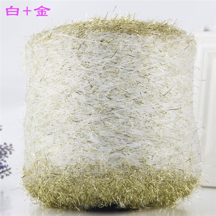 100g Plush Yarn Mutlicolor Hand Crochet Line Thread Yarns Knitting Sew Yarn Thread Needle Work: Orange