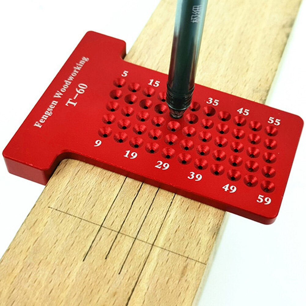 T60 T-typ Herrscher See Ritzen Sauerei Lineal Zeichnung Kennzeichnung Holz Messgerät Holz Messgerät Holzbearbeitung Glasritzrades Werkzeuge Zubehör