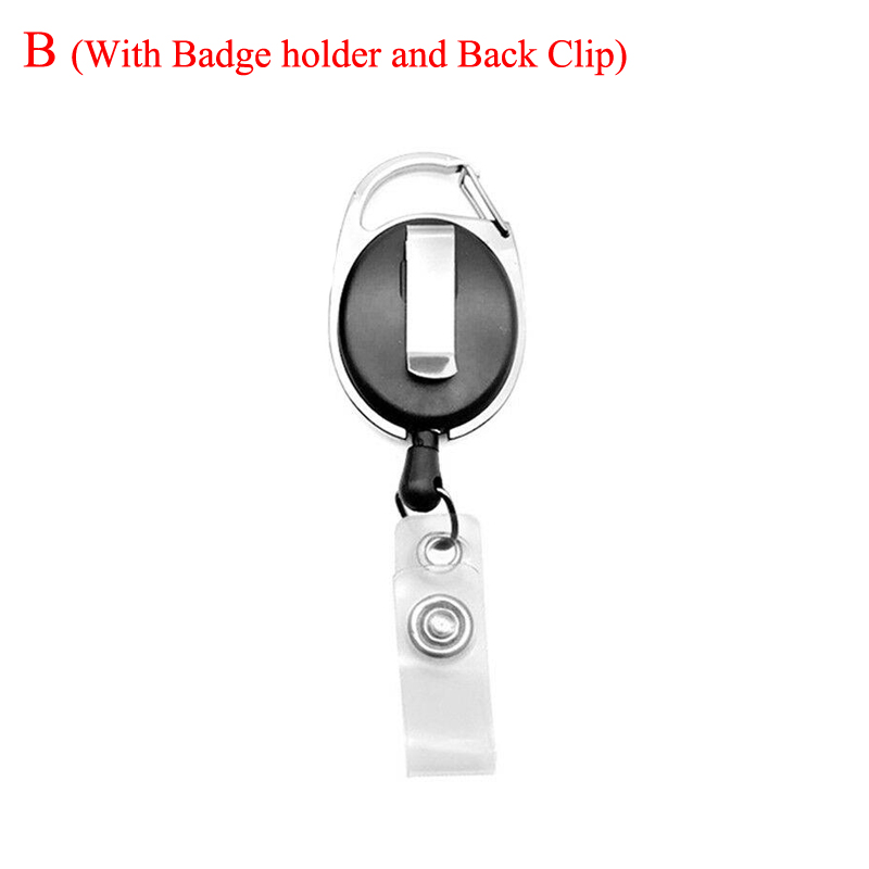 Touwkoord trekkoord riem sleutelhanger sleutelhanger sleutelhaspel terugslag badge koord clip multitool kettinghouder intrekbare sleutelhanger multitool: B-type