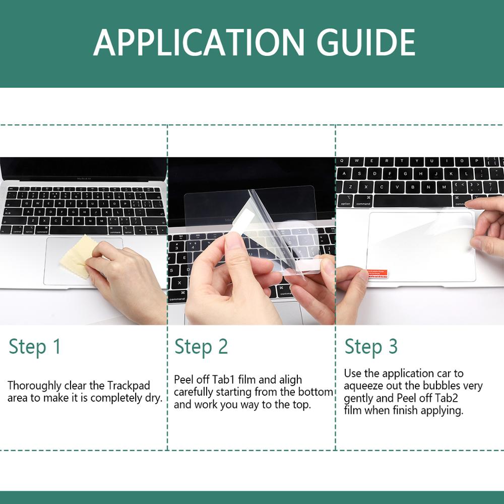 Transparent Touchpad Protective Film Sticker for macbook Air 13 Pro 13.3 15 16inch Touch Bar A2338 Touch Pad Protactor