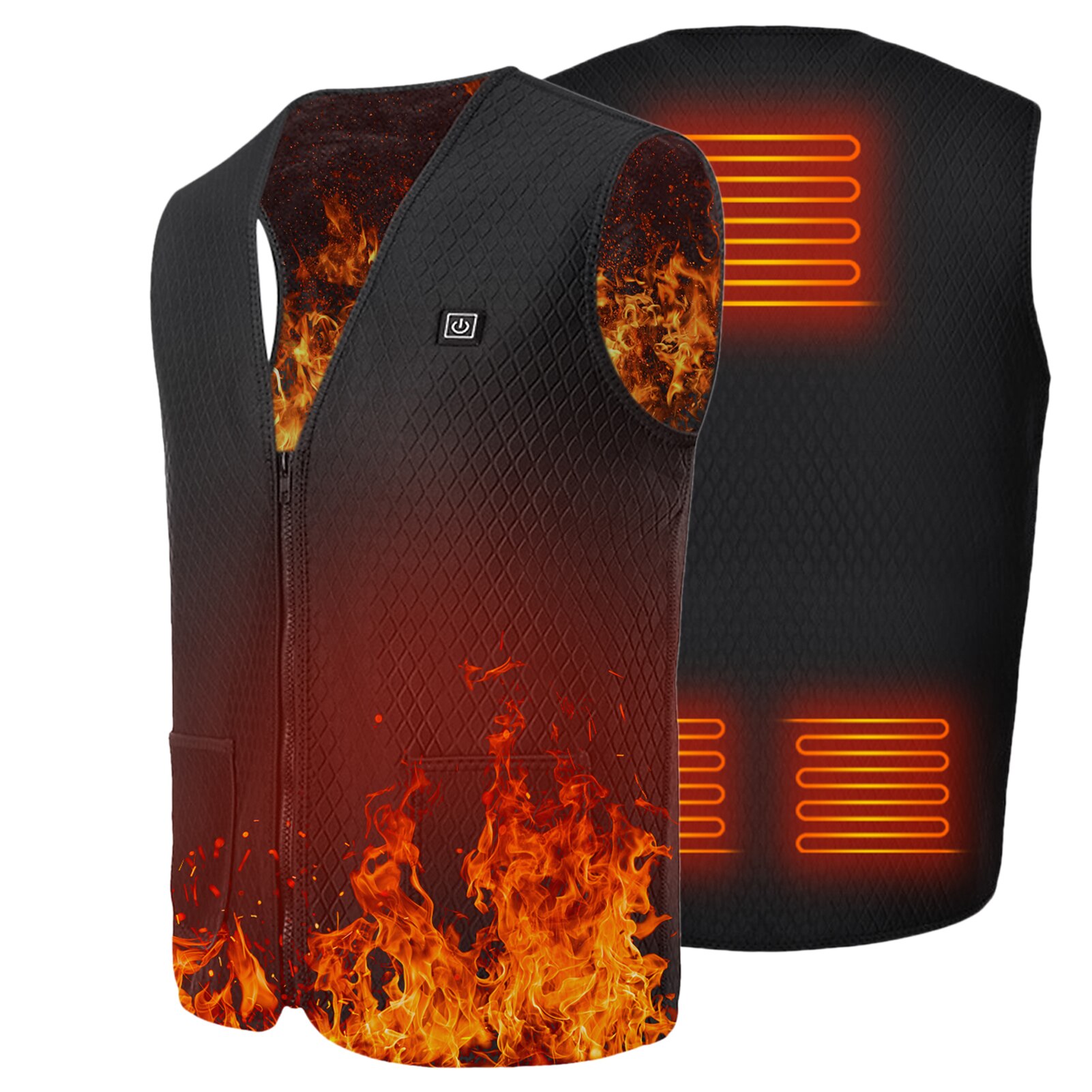 Verwarmd gilet voor mannen en vrouwen - Verwarmde vesten unisex voor