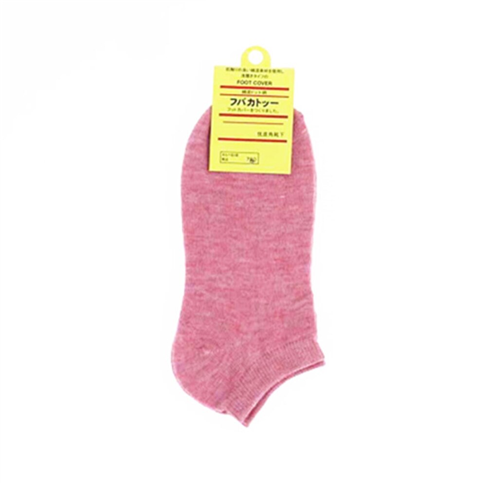 1pairs/Lot Candy Colors Women Ankle Socks Breathable Funny Cute Solid Color Plush Boat Socks Women Lady Girl Art Sock Short Sox: Pink