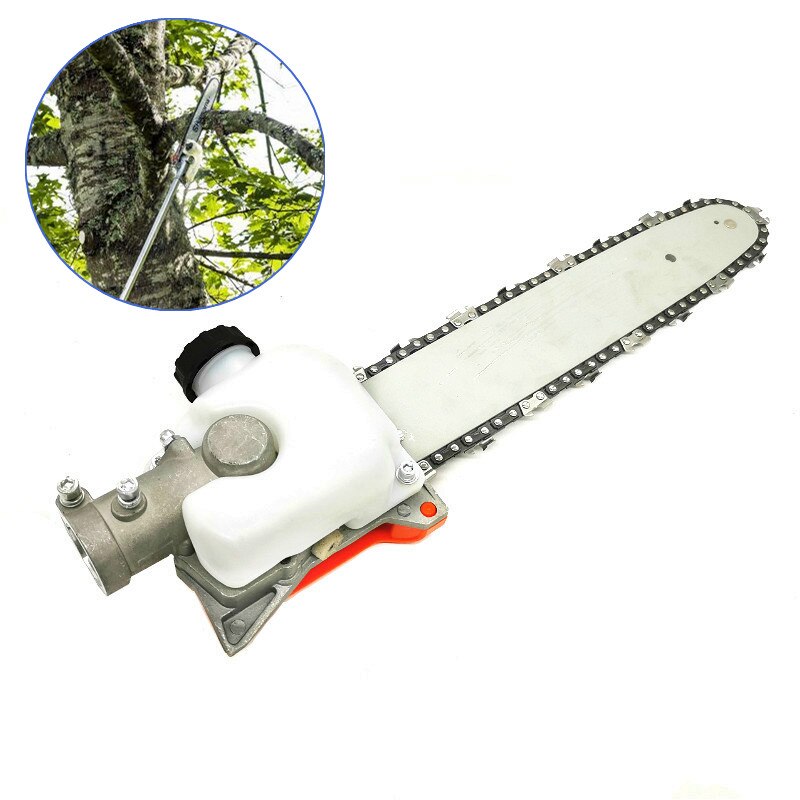 Höga grenar kedjesåg gräsklippare ogräsklippare häcktillbehör kutter borstdelar 12 " /10 " kugghjulshuvud växellåda trädstångsmotorsåg