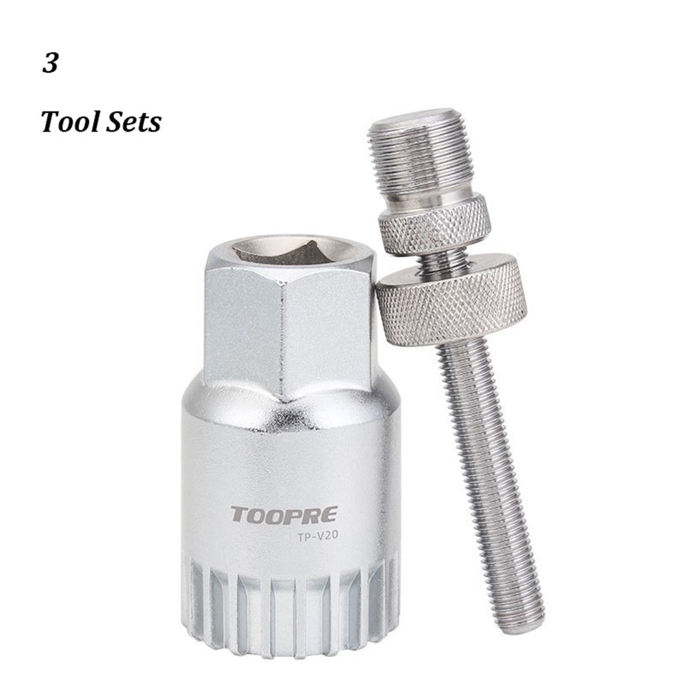 Bicycle Removal Tools 20 Teeth Square Hole Bike Spanner Bottom Bracket Remover Wheel Puller Spline Repair Wrench: 3