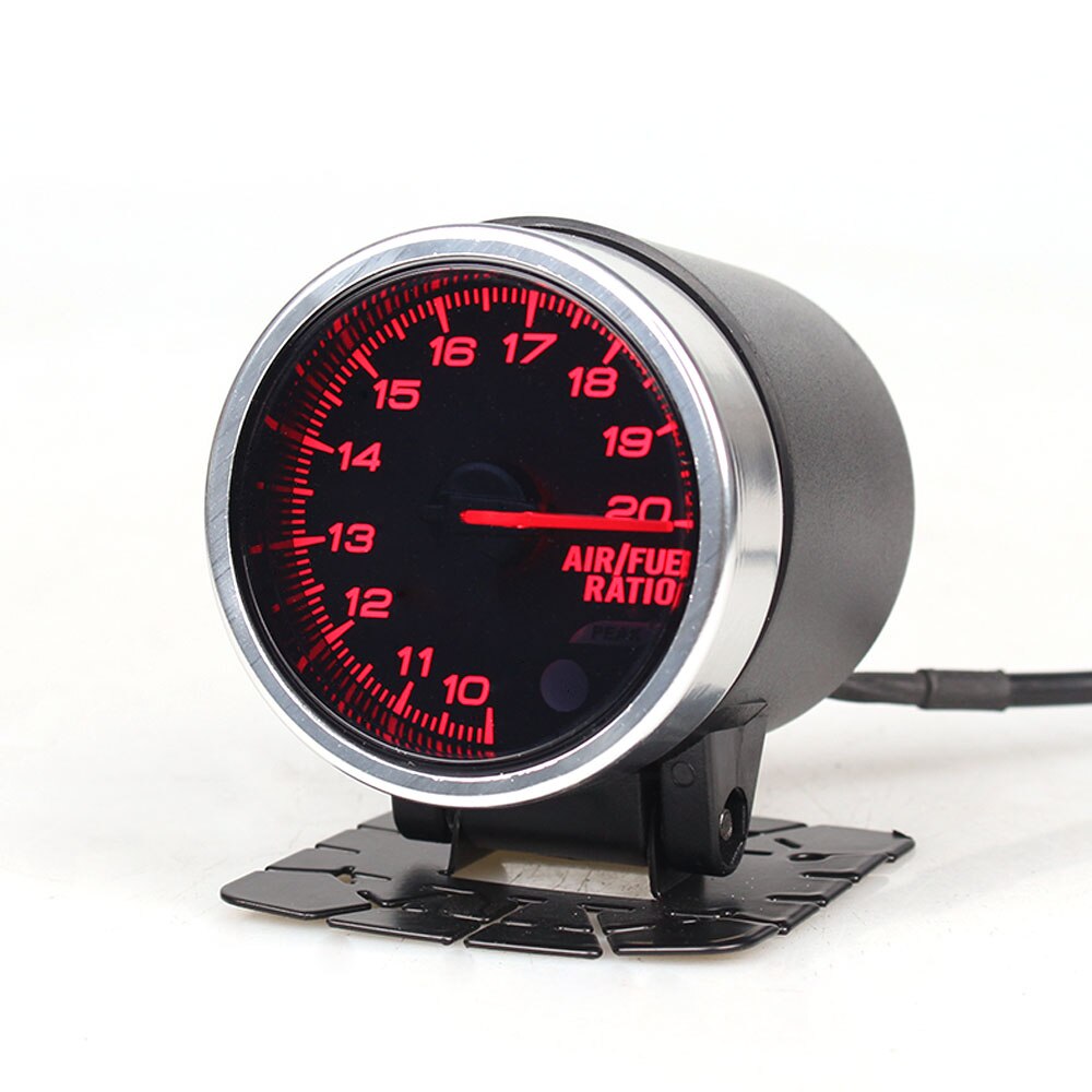 52Mm Air Fuel Ratio Gauge Met Smalband O2 Zuurstofsensor Auto Gauge Digitale Display Fit Voor 12V Auto afr Meter 8 Kleur Backlight
