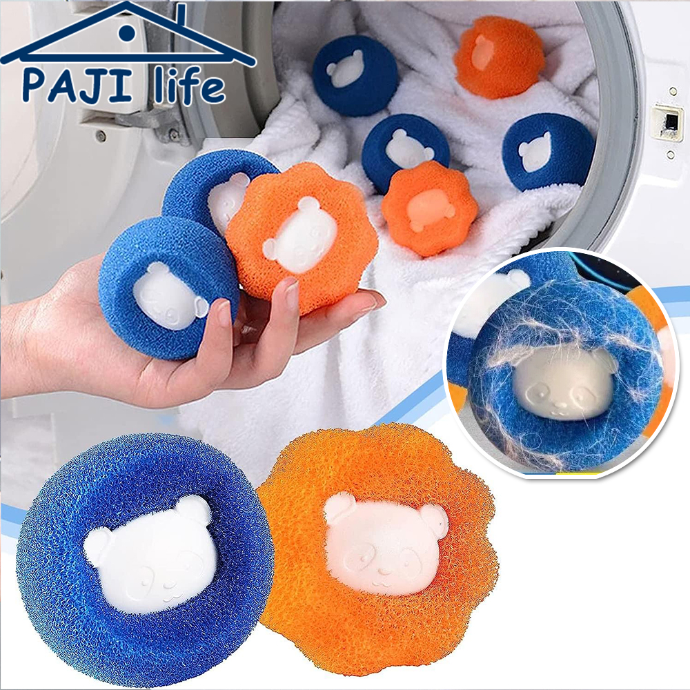 Wasballen Dierenhaarverwijderaar Herbruikbare wasmachine Lint Catcher Kleding Pluis Bontreiniger Huisreinigingsgereedschap