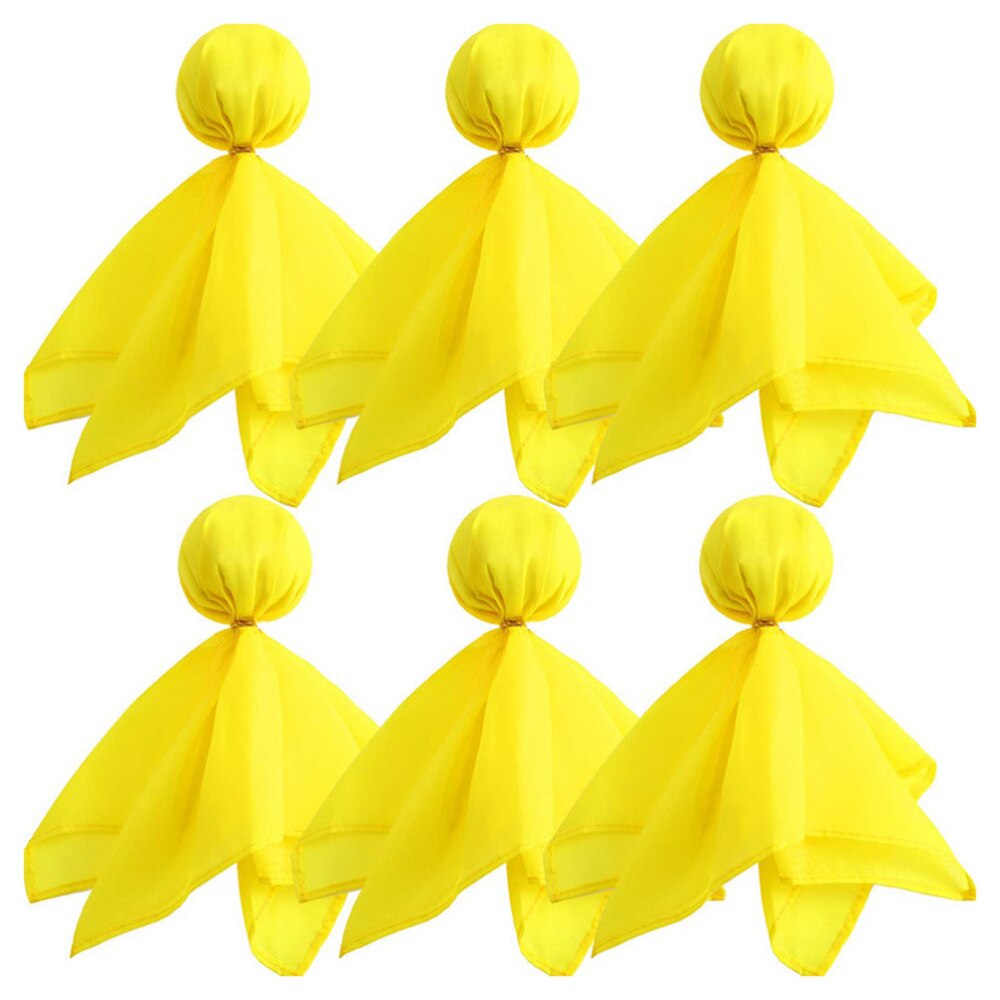 6pcs Soccer Penalty Flag Tossing Flags Football Sports Penalty Props Football Game Accessory for Outdoor (Yellow): Yellow
