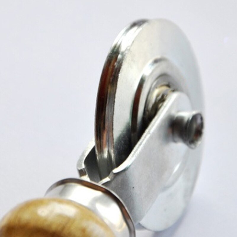 Tweekoppige Druk Roller Houten Handvat Screen Venster Katrol Installatie Houten Wiel Roller Rubber Strip Accessoires