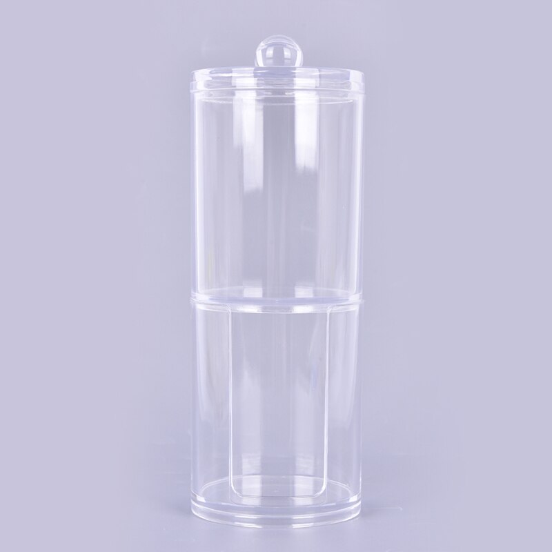 Acryl wattenstaafje make-up organizer opbergdoos draagbare container make-up wattenschijfjes houder cosmetica organizer