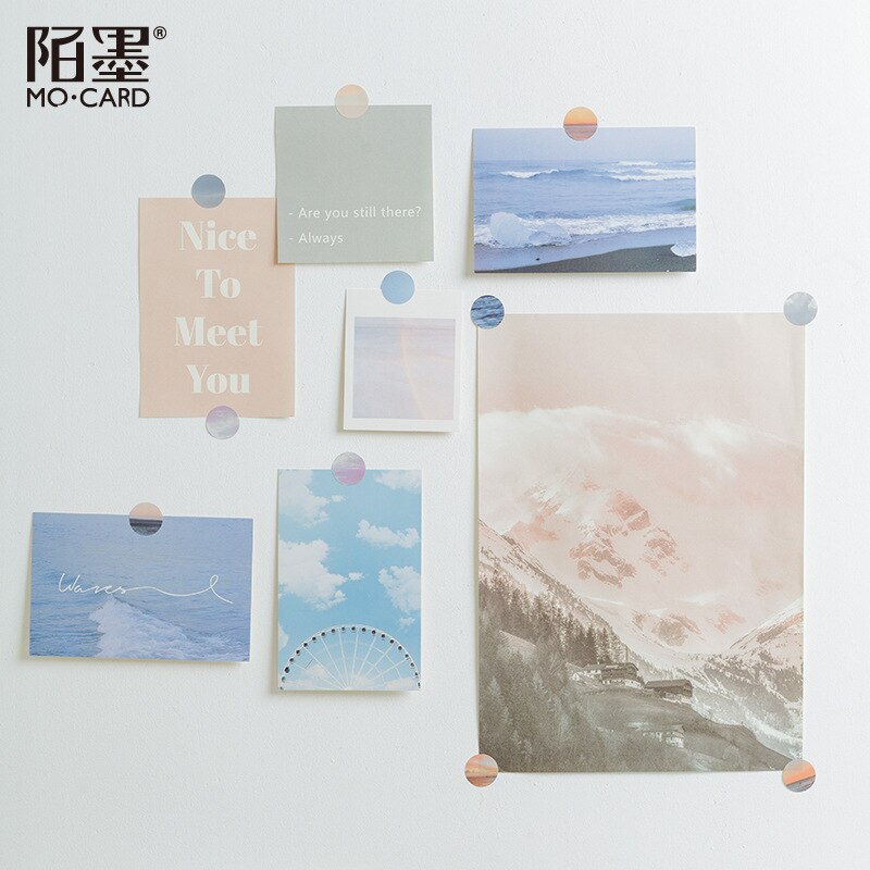 81 Pcs/pack Morandi Series Circle Dot Diy Writable... – Grandado