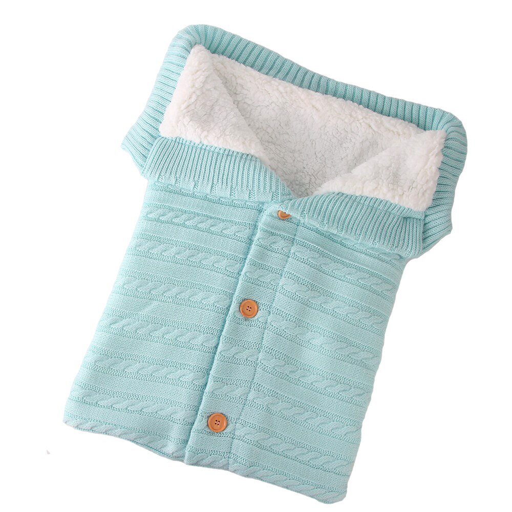 Baby Schlafsack Winter Warme Schlafsäcke Kleinkind Geschmack betroffen wickeln wickeln Kinderwagen wickeln Kleinkind Decke wickeln Schlafsack 0 ~ 12M: Grün