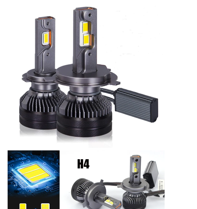 TCYATOTCYATO H7 LED 500000LM 600W Bulb Headlight 6000K Double Copper Tube Fog Light K5C F5C H4 H7 H8 H11 H1 9005 12V 24V Truck L
