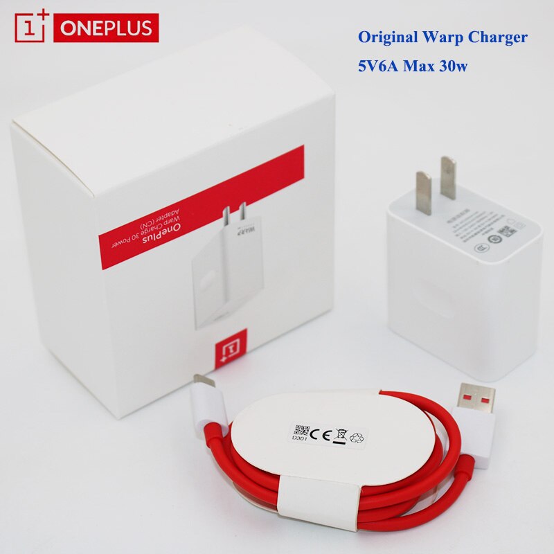 Oneplus 30W 5V6A Warp Lading Fast Charger Adapter Eu Plug 1M 6A Usb Type C Dash Kabel Voor een Plus 1 + 8 Pro Nord N10 N100 7 7T 6