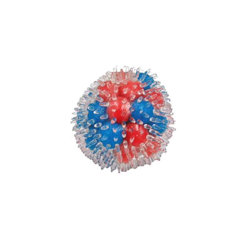 Squeeze Ball Toy DNA Colorful Beads Relieve Stress Hand Exercise Tool for Kids / Adults Random Color: 1PC Barbed Random