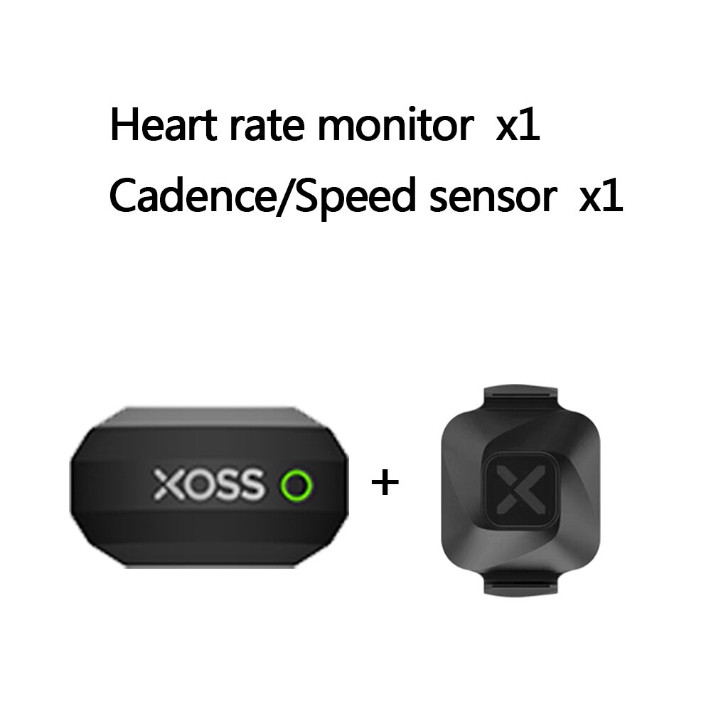 XOSS Heart Rate Sensor Monitor Chest Strap Bluetooth ANT+ Wireless Health Fitness Smart Bicycle Sensor: kit 1