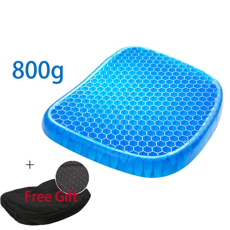 Honeycomb pude køling elastisk gel sædehynde til bilkontor til æg sitter siddepude: A2