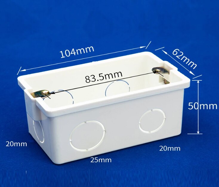 US standard switch box fireproof material multi-directional holes built-in switch box Can match most of the US standard switch