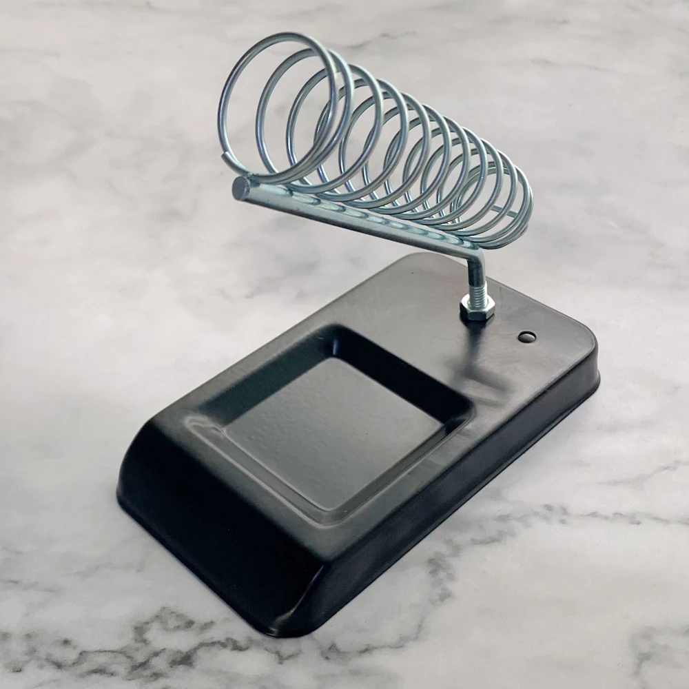 Soldeerbout Stand Draagbare Houder Soldeertin Stand met Lassen Spons Elektrische Soldeerbout Accessoires