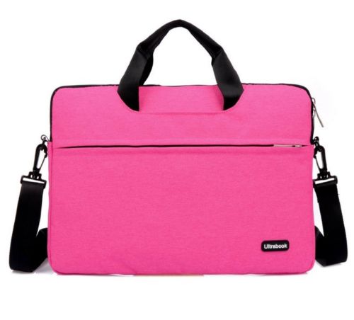 11,6 12 13,3 14 15,6 pulgadas portátil Portátil Bolsa de hombro delineador para Asus Acer Dell HP Toshiba Lenovo ordenador impermeable maletín: Hot pink / 11.6 Inch