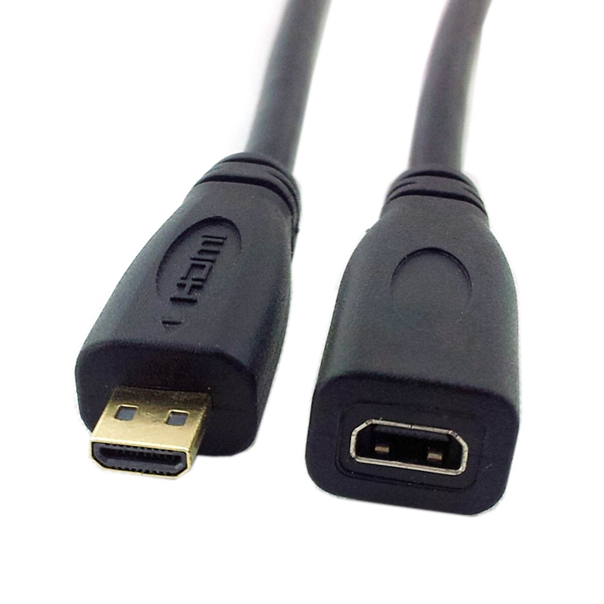 Hdmi Kabel Hdmi Kabel Snoer Hdmi 1.4 D Type Micro Hdmi Male Naar Micro Hdmi Femal Verlengkabel 30Cm Mini Hdmi Kabel