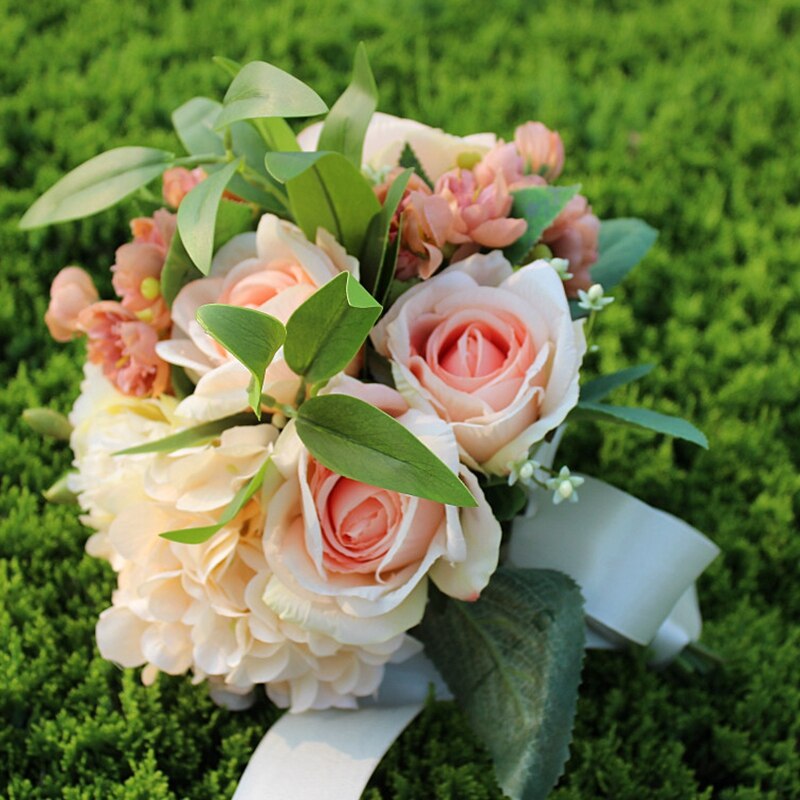 Bridal Bouquet Rose Wedding Flowers Bridesmaid Bouquet Artificial Wedding flower de mariage