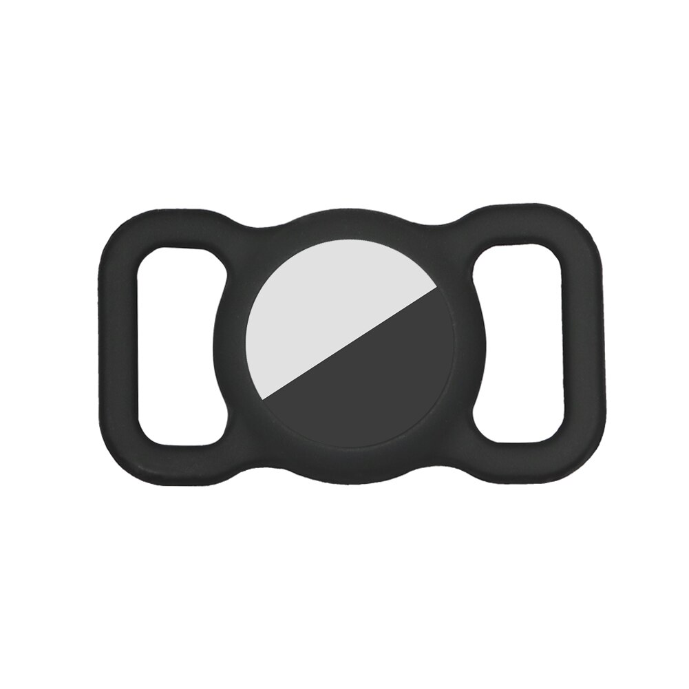 Custodia localizzatore anti-smarrimento per Apple airtag custodia Pet Anti-lost Dog collare per gatto custodia protettiva Shell per Air Tag Tracker: Black