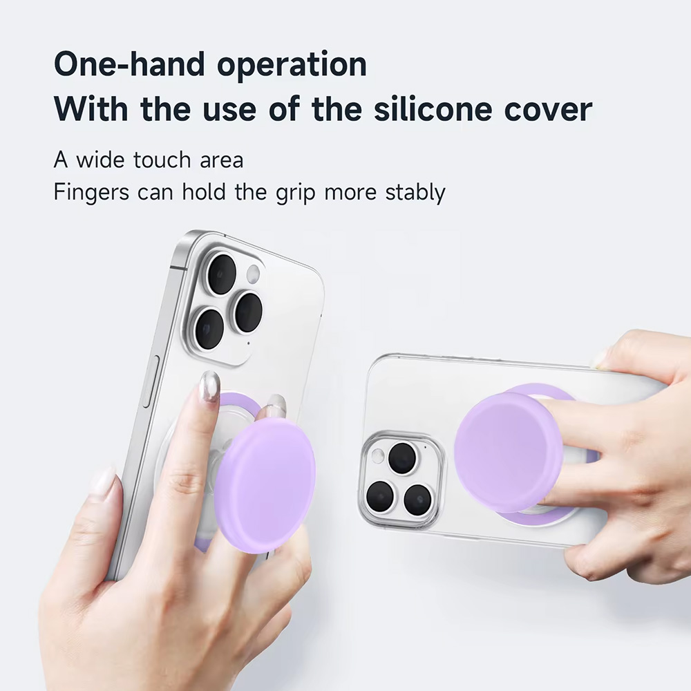 For Magsafe Magnetic Mobile Phone Grip Tok Holder For IPhone 15 Samsung Socket Pocket Support Mac Safe Ring Finger Folding Stand