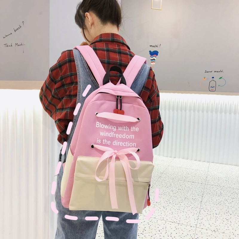 4 pièces ensemble sac à dos femmes Oxford sac à bandoulière grande capacité sac à dos pour adolescentes Mochilas femme sac à dos sac à dos