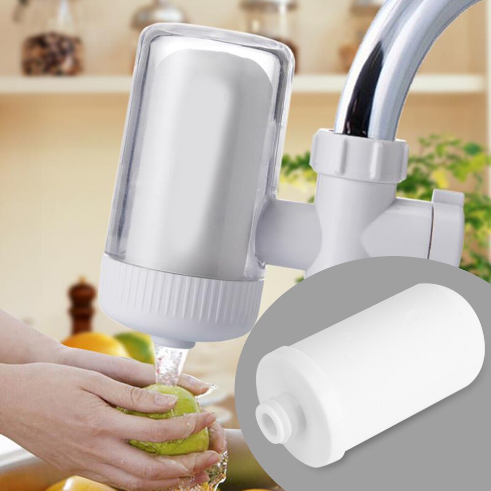 Kök keramiskt aktivt kol filterpatron ta bort vattenföroreningar alkaliskt vatten för kran kranvattenfilter